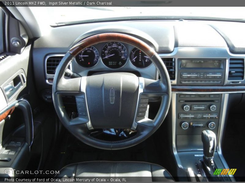 Ingot Silver Metallic / Dark Charcoal 2011 Lincoln MKZ FWD