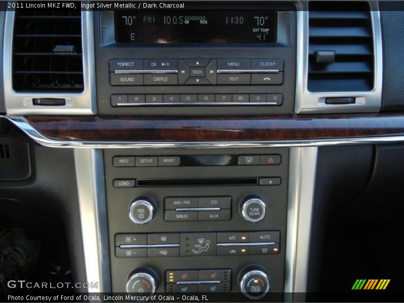 Ingot Silver Metallic / Dark Charcoal 2011 Lincoln MKZ FWD