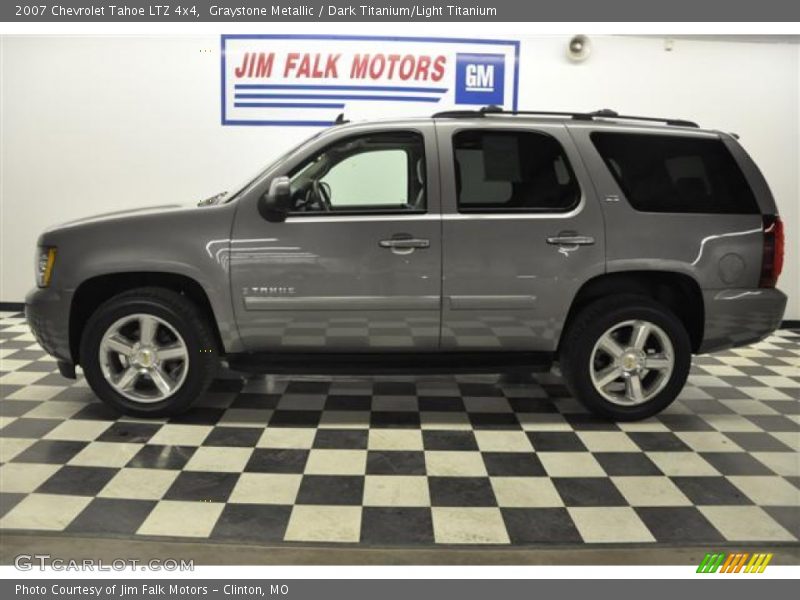 Graystone Metallic / Dark Titanium/Light Titanium 2007 Chevrolet Tahoe LTZ 4x4