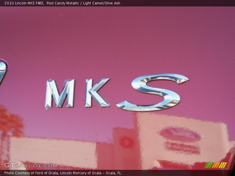 Red Candy Metallic / Light Camel/Olive Ash 2010 Lincoln MKS FWD