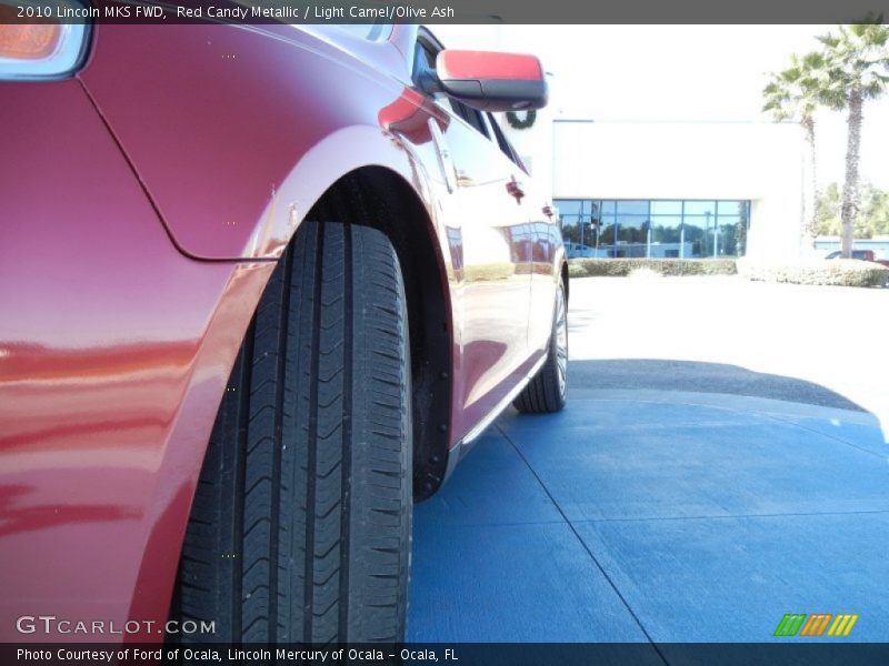 Red Candy Metallic / Light Camel/Olive Ash 2010 Lincoln MKS FWD