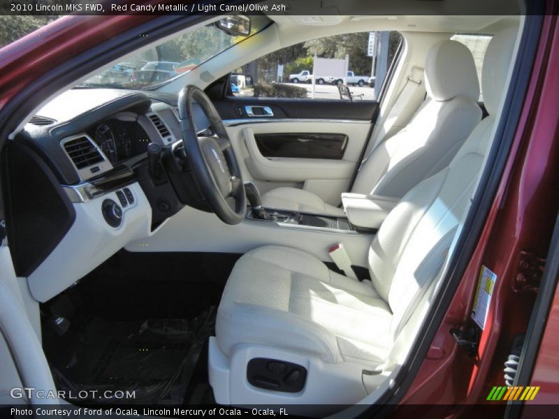 Red Candy Metallic / Light Camel/Olive Ash 2010 Lincoln MKS FWD