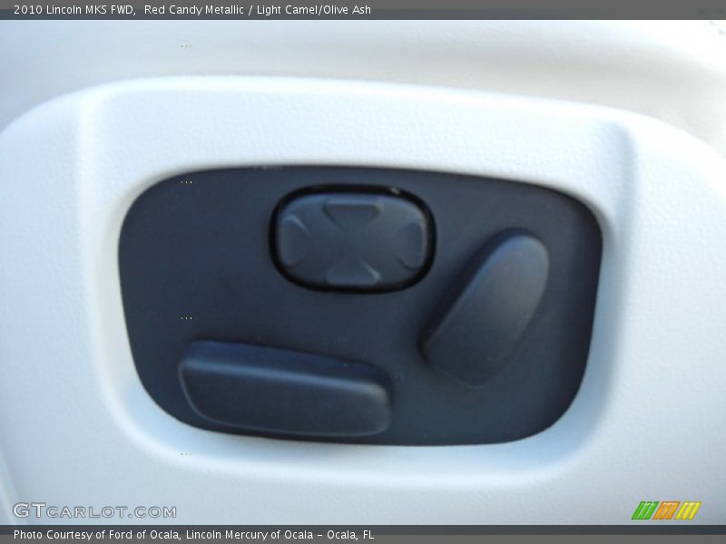 Red Candy Metallic / Light Camel/Olive Ash 2010 Lincoln MKS FWD