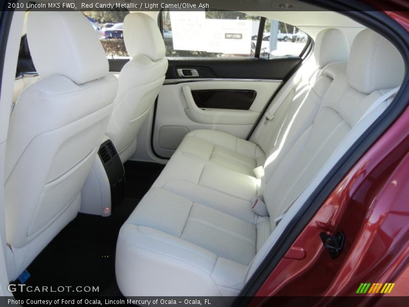 Red Candy Metallic / Light Camel/Olive Ash 2010 Lincoln MKS FWD