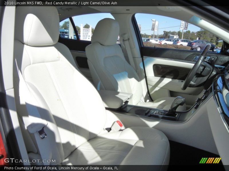Red Candy Metallic / Light Camel/Olive Ash 2010 Lincoln MKS FWD