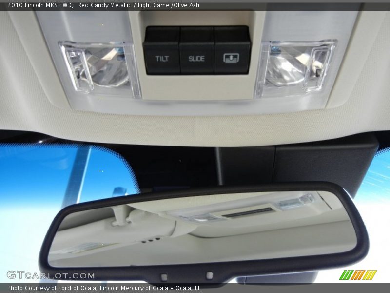 Red Candy Metallic / Light Camel/Olive Ash 2010 Lincoln MKS FWD