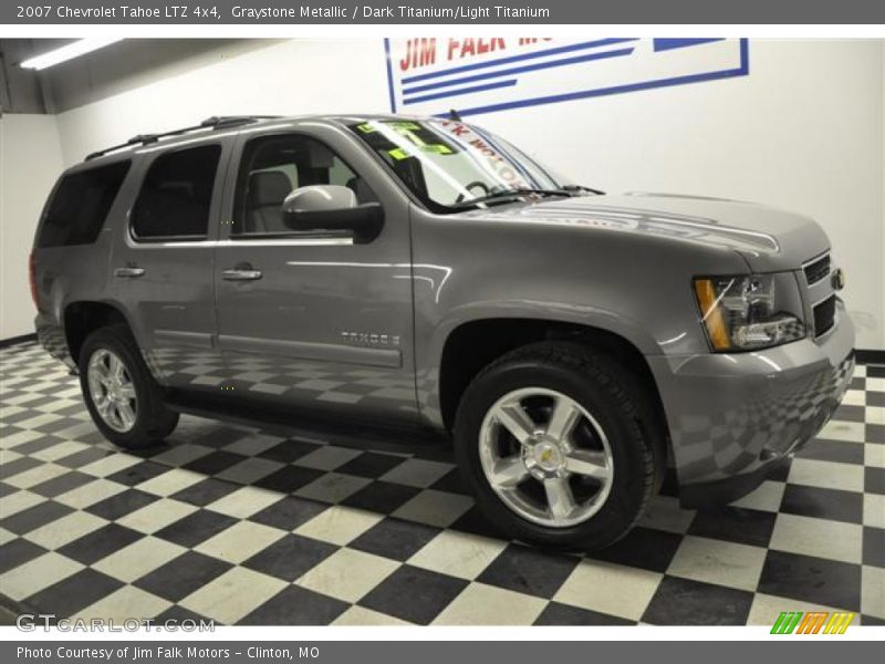 Graystone Metallic / Dark Titanium/Light Titanium 2007 Chevrolet Tahoe LTZ 4x4