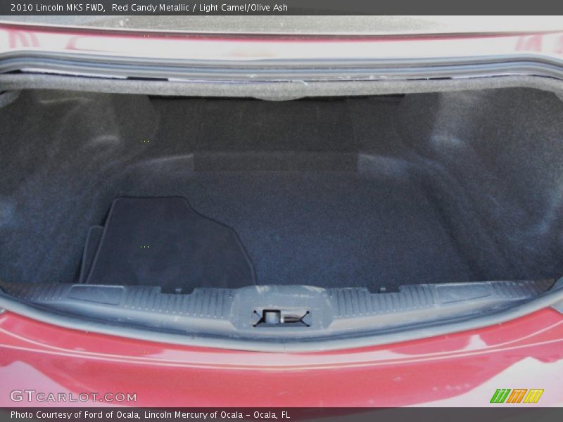 Red Candy Metallic / Light Camel/Olive Ash 2010 Lincoln MKS FWD