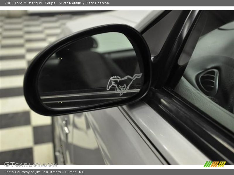 Silver Metallic / Dark Charcoal 2003 Ford Mustang V6 Coupe