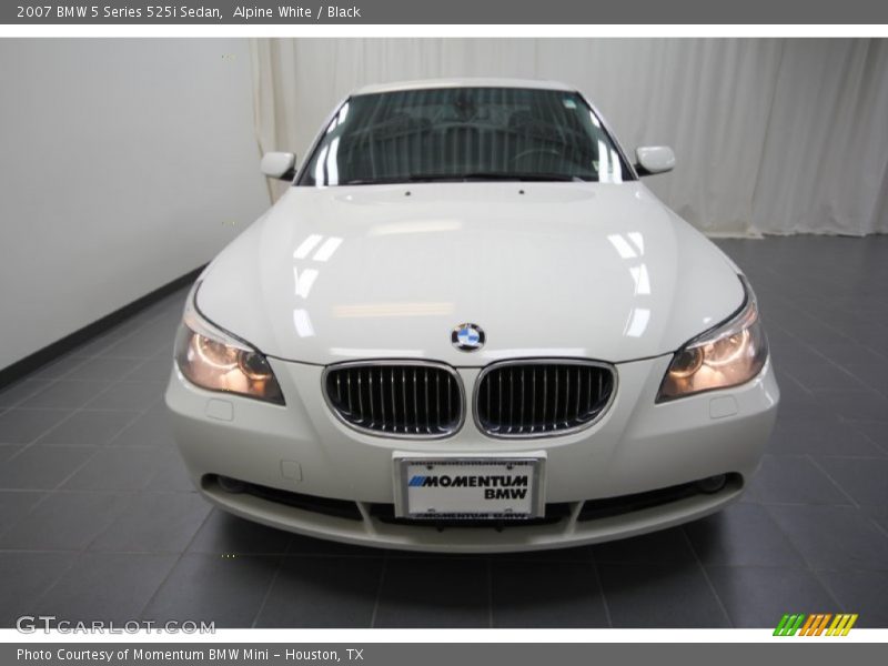 Alpine White / Black 2007 BMW 5 Series 525i Sedan