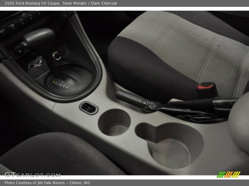Silver Metallic / Dark Charcoal 2003 Ford Mustang V6 Coupe