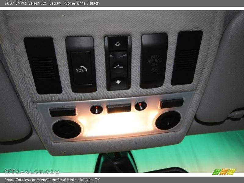 Alpine White / Black 2007 BMW 5 Series 525i Sedan