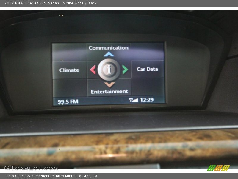 Alpine White / Black 2007 BMW 5 Series 525i Sedan