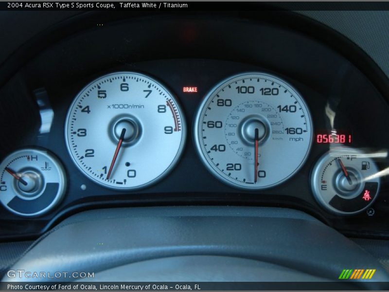  2004 RSX Type S Sports Coupe Type S Sports Coupe Gauges