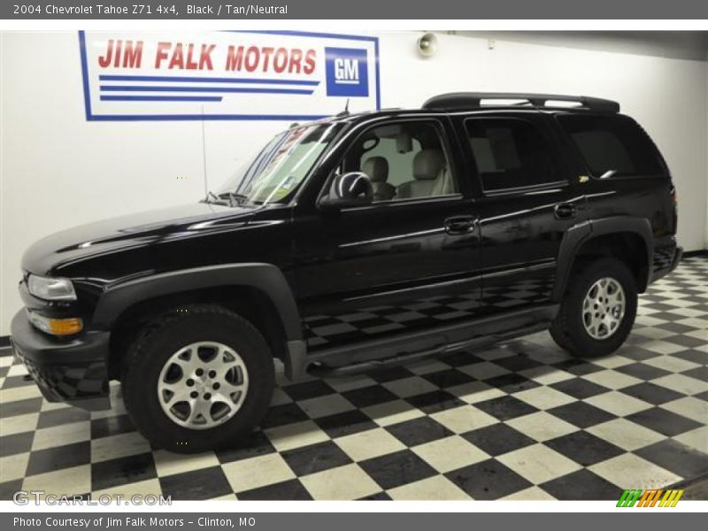 Black / Tan/Neutral 2004 Chevrolet Tahoe Z71 4x4