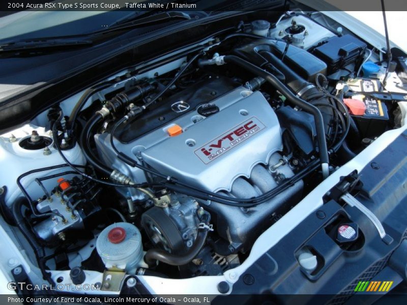  2004 RSX Type S Sports Coupe Engine - 2.0 Liter DOHC 16-Valve i-VTEC 4 Cylinder