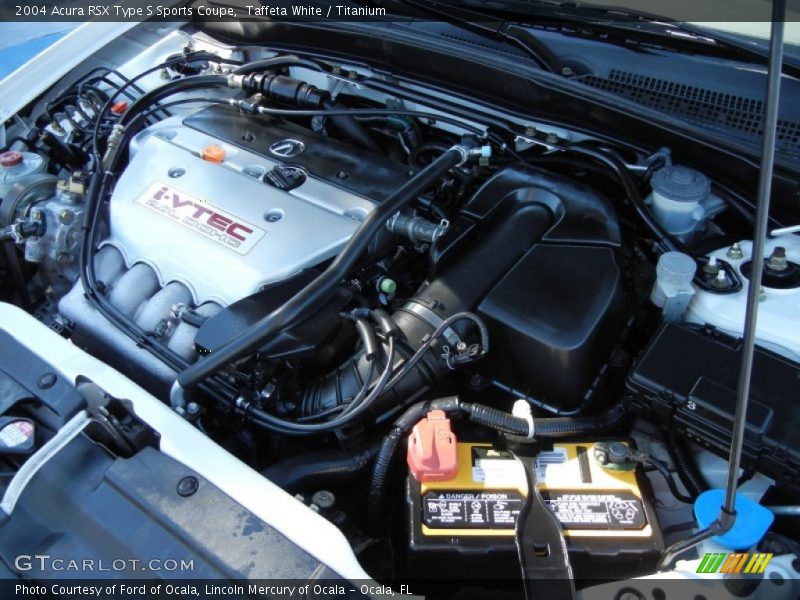  2004 RSX Type S Sports Coupe Engine - 2.0 Liter DOHC 16-Valve i-VTEC 4 Cylinder