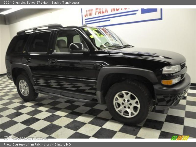 Black / Tan/Neutral 2004 Chevrolet Tahoe Z71 4x4