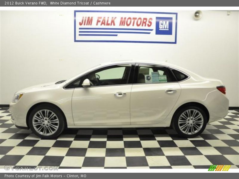 White Diamond Tricoat / Cashmere 2012 Buick Verano FWD