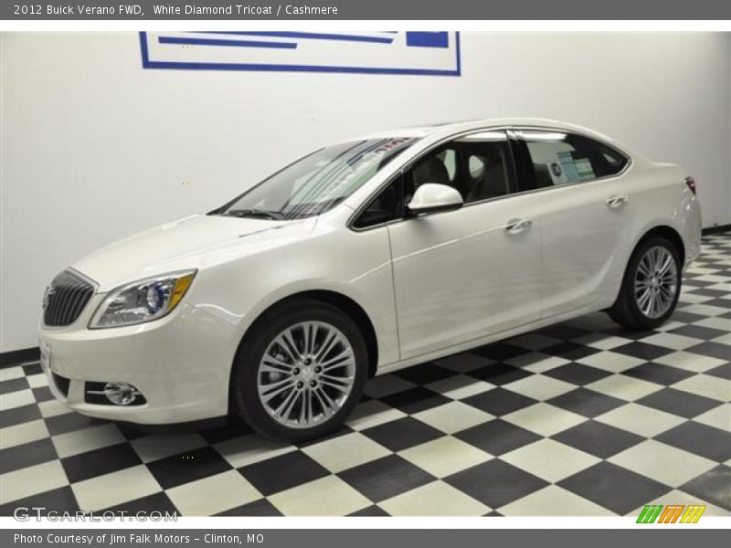 White Diamond Tricoat / Cashmere 2012 Buick Verano FWD