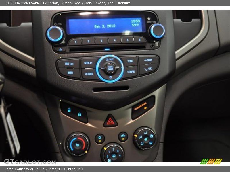 Controls of 2012 Sonic LTZ Sedan