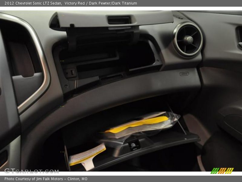 Victory Red / Dark Pewter/Dark Titanium 2012 Chevrolet Sonic LTZ Sedan