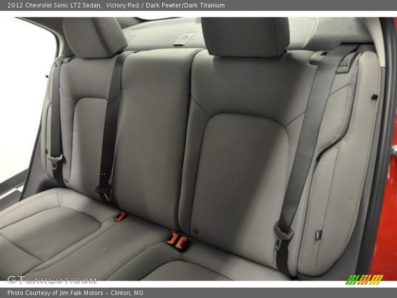 Victory Red / Dark Pewter/Dark Titanium 2012 Chevrolet Sonic LTZ Sedan