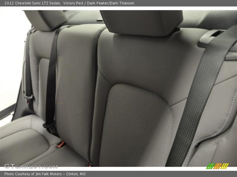 Victory Red / Dark Pewter/Dark Titanium 2012 Chevrolet Sonic LTZ Sedan