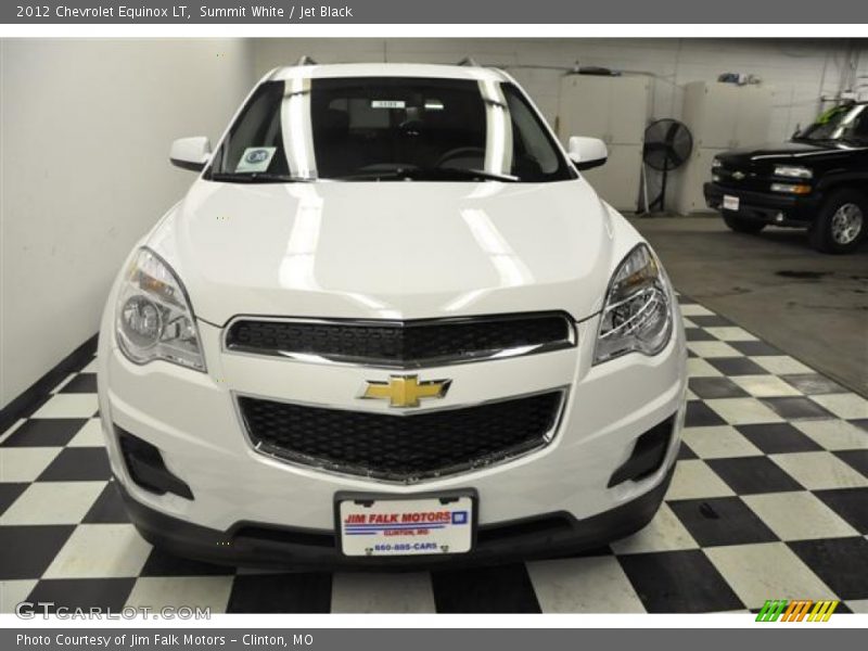 Summit White / Jet Black 2012 Chevrolet Equinox LT