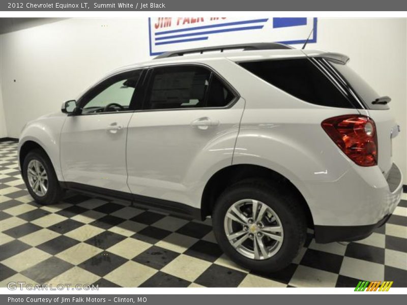 Summit White / Jet Black 2012 Chevrolet Equinox LT