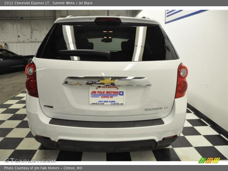 Summit White / Jet Black 2012 Chevrolet Equinox LT