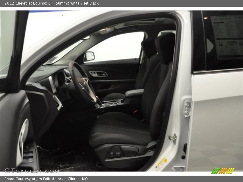 Summit White / Jet Black 2012 Chevrolet Equinox LT