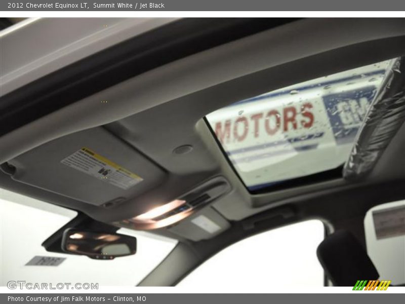 Summit White / Jet Black 2012 Chevrolet Equinox LT