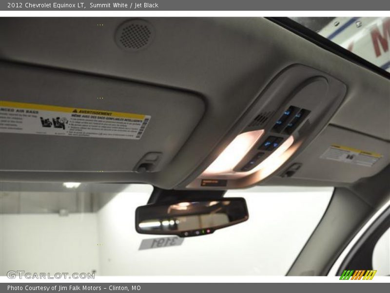 Summit White / Jet Black 2012 Chevrolet Equinox LT