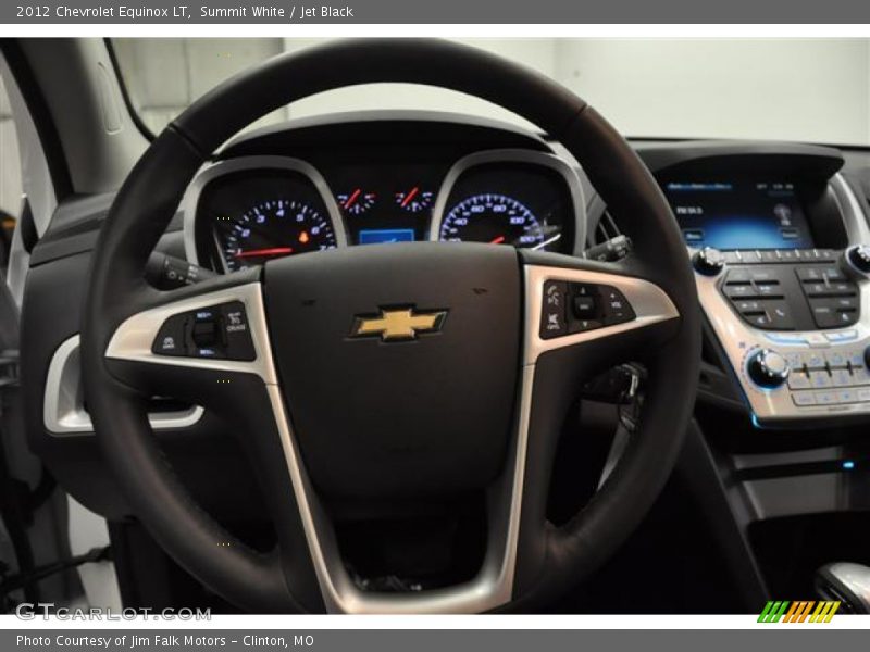 Summit White / Jet Black 2012 Chevrolet Equinox LT
