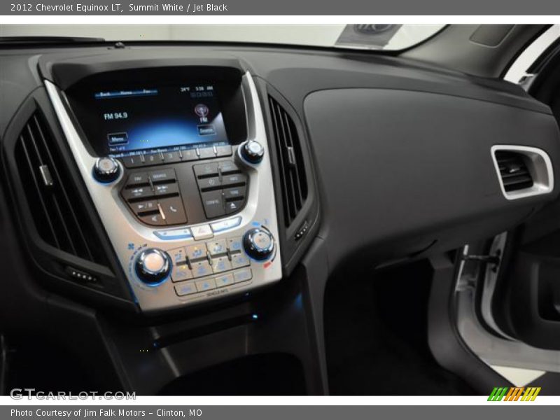 Summit White / Jet Black 2012 Chevrolet Equinox LT