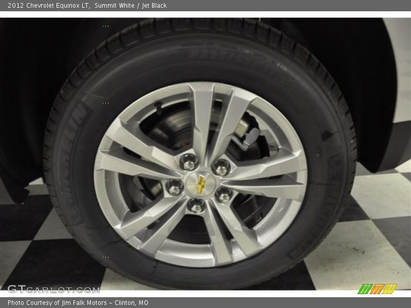 Summit White / Jet Black 2012 Chevrolet Equinox LT