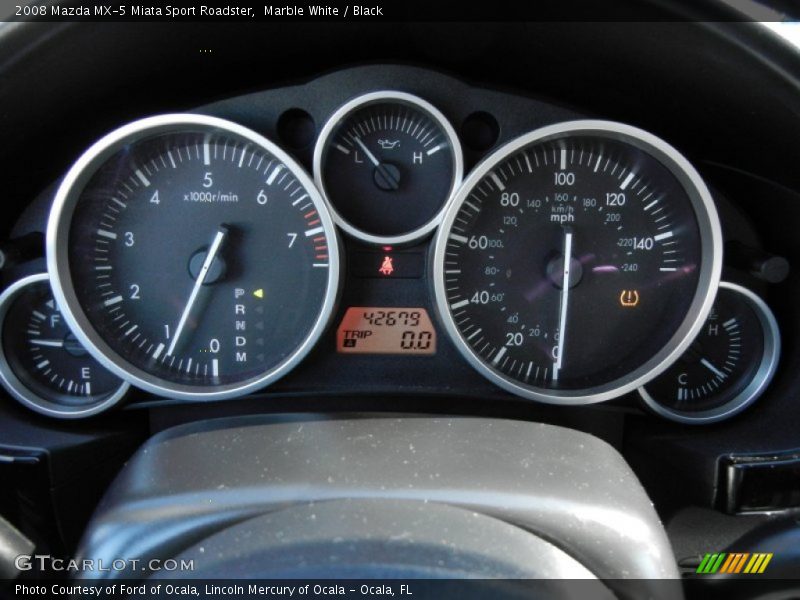  2008 MX-5 Miata Sport Roadster Sport Roadster Gauges