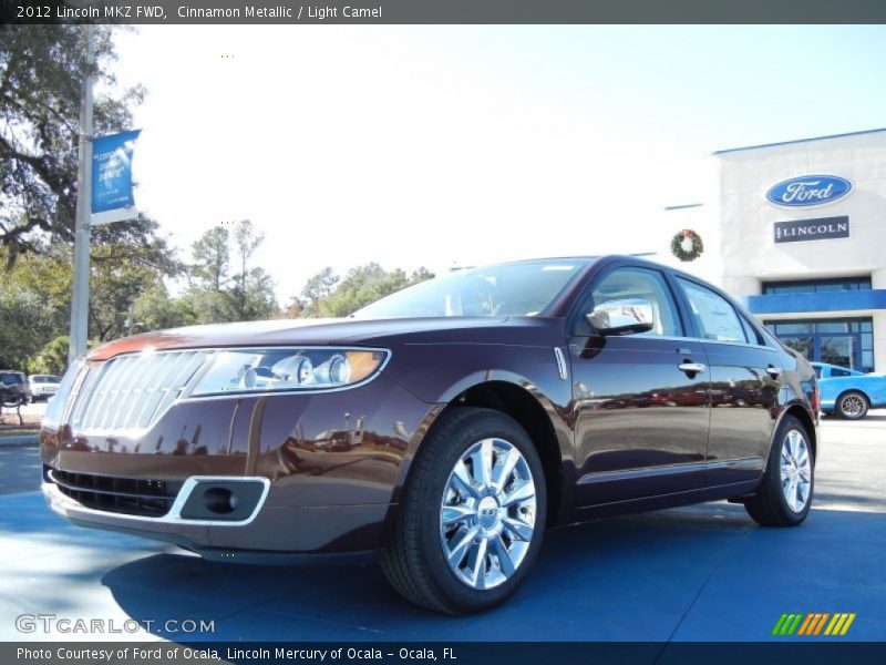 Cinnamon Metallic / Light Camel 2012 Lincoln MKZ FWD