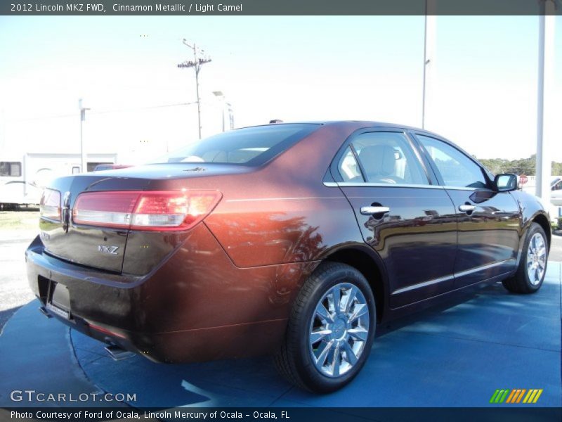 Cinnamon Metallic / Light Camel 2012 Lincoln MKZ FWD