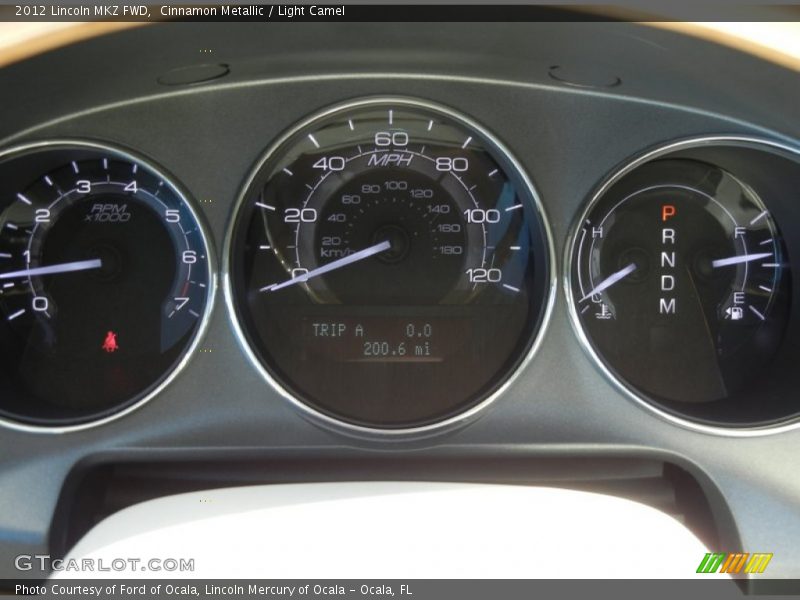 Cinnamon Metallic / Light Camel 2012 Lincoln MKZ FWD