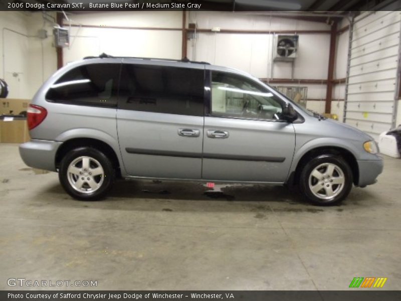 Butane Blue Pearl / Medium Slate Gray 2006 Dodge Caravan SXT