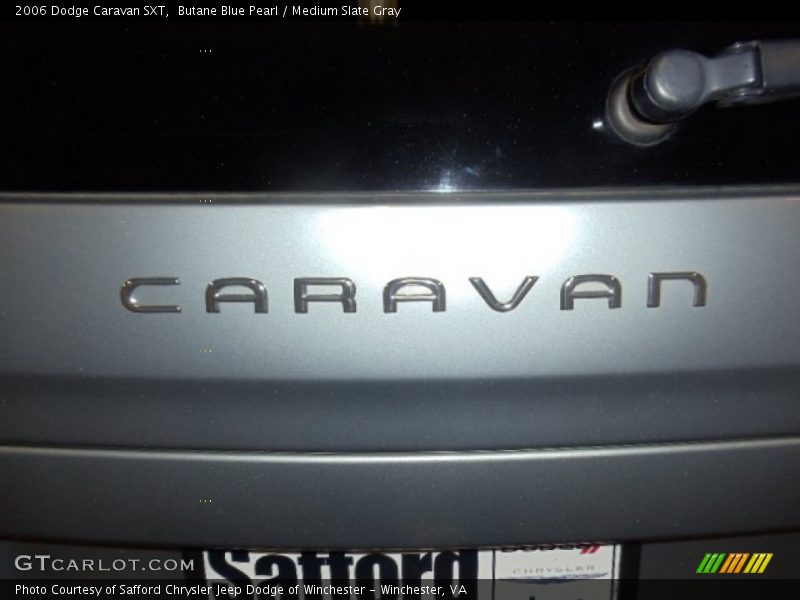 Butane Blue Pearl / Medium Slate Gray 2006 Dodge Caravan SXT