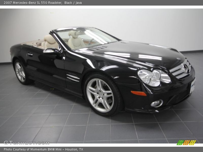 Black / Java 2007 Mercedes-Benz SL 550 Roadster