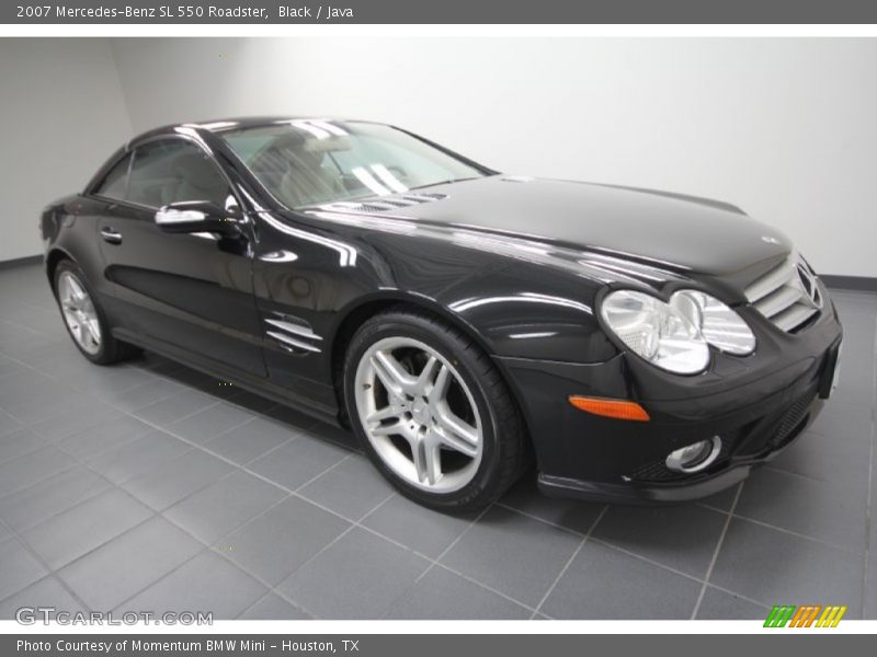 Black / Java 2007 Mercedes-Benz SL 550 Roadster