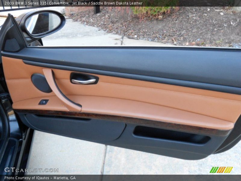 Jet Black / Saddle Brown Dakota Leather 2009 BMW 3 Series 335i Convertible