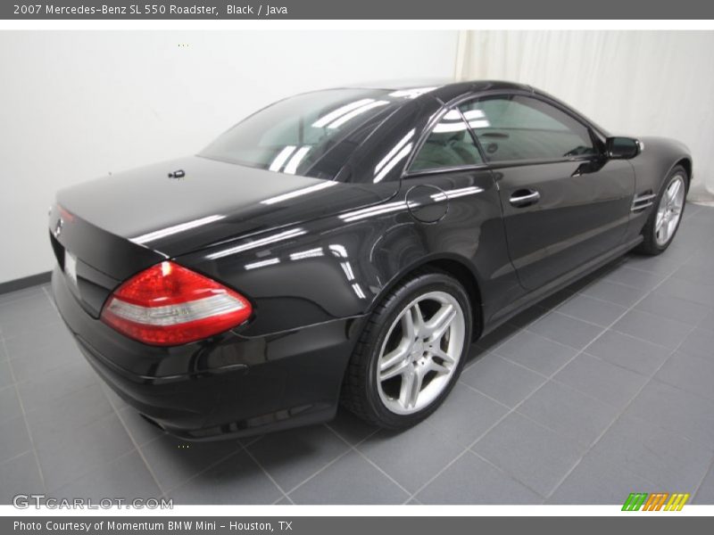 Black / Java 2007 Mercedes-Benz SL 550 Roadster