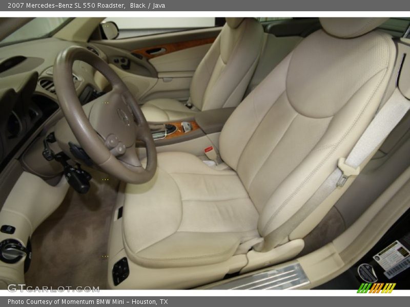 Black / Java 2007 Mercedes-Benz SL 550 Roadster