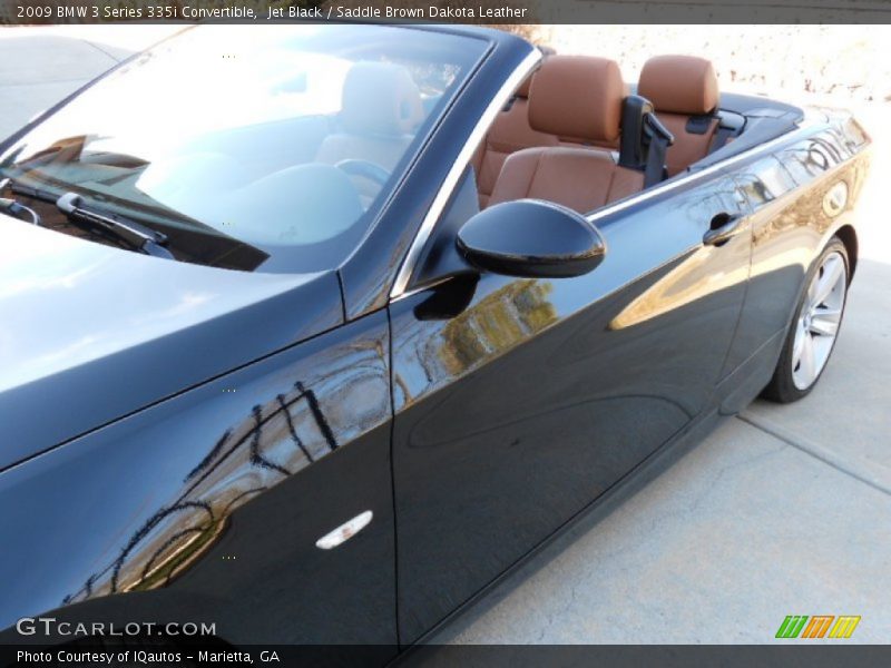 Jet Black / Saddle Brown Dakota Leather 2009 BMW 3 Series 335i Convertible