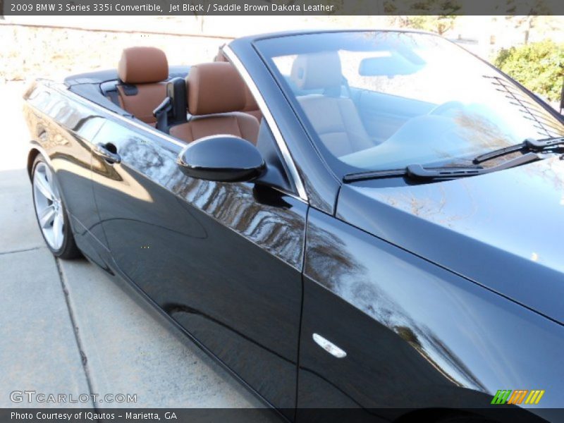 Jet Black / Saddle Brown Dakota Leather 2009 BMW 3 Series 335i Convertible